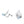 Baroque Blue Akoya Saltwater Cultured Pearl Leaf Screwback Earrings- Sterling Silver