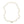 Sunburst Baroque Fire Ball Japanese Saltwater Cultured Akoya Pearl Strand - 14K Yellow Gold 15.50 Inch