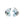 Vintage Baroque Blue Japanese Akoya Saltwater Cultured Pearl Leaf Screwback Earrings- Sterling Silver