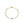 Vintage Blue & White Japanese Saltwater Akoya Cultured Pearl Bracelet- 14K Yellow Gold