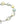 Blue & Gold Japanese Saltwater Akoya Cultured Pearl Vintage Bracelet- Sterling Silver