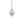 Heart Retro Vintage Blue Japanese Saltwater Akoya Pearl Necklace- Sterling Silver 18 Inch