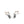 Spray Leaf Engraved Akoya Saltwater Cultured Pearl Screwback Earrings- Sterling Silver