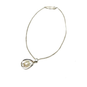 Cadged Japanese Saltwater Akoya Cultured Pearl Bracelet- Sterling Silver