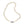Baroque Choker Engraved Japanese Cultured Saltwater Akoya Pearl Vintage Necklace- Sterling Silver 14.25 Inch