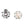 Cherry Blossom Akoya Saltwater Cultured Pearl Cluster Clip Earrings- Sterling Silver