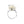 Cluster Mid Century Japanese Saltwater Akoya Cultured Pearl Ring- Sterling Silver Sz 5 1/2