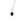 Vintage De Curtis Mid Century Japanese Cultured Akoya Pearl Black Onyx Pendant- Sterling Silver 14.75 Inch