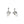 Baroque Grape Dangle Akoya Saltwater Cultured Pearl Screwback Engraved Vintage Earrings- Sterling Silver