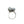 Maruwa Gothic Japanese Saltwater Blue Akoya Cultured Pearl Ring- Sterling Silver Sz 6