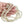  Double Strand Milgrain Halo Japanese Saltwater Cultured Akoya Pearl Necklace - 14K Yellow Gold 21.50-22.75 Inch