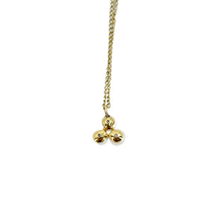 Dynasty Vintage Mid-Century Japanese Saltwater Akoya Pearl Necklace- Gold Filled 16 Inch