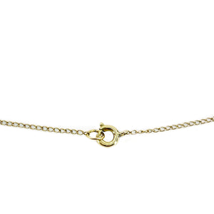 Dynasty Vintage Mid-Century Japanese Saltwater Akoya Pearl Necklace- Gold Filled 16 Inch