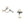 Leaf Fuji Pearl Designer Akoya Saltwater Cultured Pearl Screwback Earrings- Sterling Silver