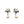 Leaf Fuji Pearl Designer Akoya Saltwater Cultured Pearl Screwback Earrings- Sterling Silver