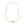 Deco Choker Japanese Saltwater Cultured Akoya Pearl Baroque Necklace - Sterling Silver 15 Inch
