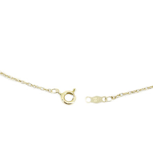 Mikimoto Deco Style Heart Vintage Japanese Saltwater Akoya Cultured Pearl Necklace- 14K Yellow Gold 18 Inch