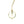 Mikimoto Deco Style Heart Vintage Japanese Saltwater Akoya Cultured Pearl Necklace- 14K Yellow Gold 18 Inch