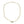 Choker Baroque Vintage Japanese Saltwater Cultured Akoya Pearl Necklace - Sterling Silver Gold Wash 15.50 Inch