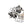 Cluster Grape Japanese Saltwater Akoya Cultured Pearl Brooch- Sterling Silver