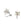 De Curtis Hearts Akoya Saltwater Cultured Pearl Screwback Earrings- Sterling Silver