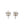 De Curtis Hearts Akoya Saltwater Cultured Pearl Screwback Earrings- Sterling Silver