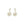Retro Vintage Japanese Akoya Saltwater Cultured Pearl Screwback Earrings- 10K Yellow Gold