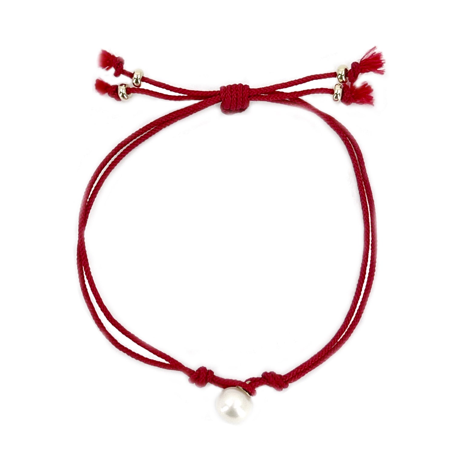 Kumihimo Bracelet 8 Colors Red