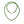 Kumihimo Braided Forest Green Silk Vintage Akoya Saltwater Cultured Pearl Necklace-Sterling Silver 18 Inch
