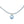 Kumihimo Braided Light Blue Silk Vintage Akoya Saltwater Cultured Pearl Necklace-14K Yellow Gold