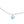 Kumihimo Braided Light Blue Silk Vintage Blue Akoya Saltwater Cultured Pearl Adjustable Necklace-Sterling Silver