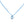 Kumihimo Braided Sea Blue Silk Blue Akoya Saltwater Cultured Pearl Adjustable Necklace-Sterling Silver