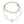 Kumihimo Braided Forest Green Silk Vintage Blue Akoya Saltwater Cultured Pearl Adjustable Necklace-14K Yellow Gold