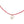 Kumihimo Braided Red Vermillion Silk Vintage Akoya Saltwater Cultured Pearl Adjustable Necklace-14K Yellow Gold