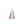 Kumihimo Braided Light Purple Natural Silk Tassel Boho Pierced Earring Enhancer- Sterling Silver 2 3/4 Inch