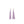 Kumihimo Braided Light Purple Natural Silk Tassel Boho Pierced Earring Enhancer- Sterling Silver 2 3/4 Inch