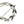 Wreath Large Leaf Japanese Saltwater Akoya Pearl Brooch- Sterling Silver