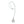 Nouveau Leaf Japanese Cultured Akoya Pearl Pendant Necklace- Sterling Silver 17 Inch