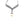 Retro Marcasite V-Necklace Japanese Saltwater Cultured Akoya Pearl Pendant- Sterling Silver 15.50 Inch