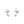 Mikimoto Botanical Leaf Akoya Saltwater Cultured Pearl Vintage Screwback Earrings- Sterling Silver