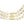 Mikimoto Baroque Japanese Cultured Akoya Pearl Triple Strand - 14K Yellow Gold 16.50-18.50 Inch