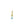 Mings of Honolulu Mid Century Cluster Japanese Saltwater Blue Akoya Pearl Pendant Hawaii- 14K Yellow Gold