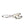 Modernist Ribbon Japanese Saltwater Cultured Akoya Pearl Brooch- Sterling Silver