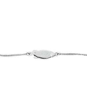 Nouveau Vintage Japanese Cultured Akoya Pearl Pendant Necklace- Sterling Silver 18.50 Inch