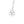 Nouveau Brushed Japanese Saltwater Cultured Akoya Pearl Pendant- Sterling Silver 15.00 Inch