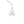 Nouveau Brushed Japanese Saltwater Cultured Akoya Pearl Pendant- Sterling Silver 15.00 Inch