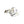 Nouveau Engraved Leaf Japanese Saltwater Akoya Cultured Vintage Cluster Pearl Brooch- Sterling Silver