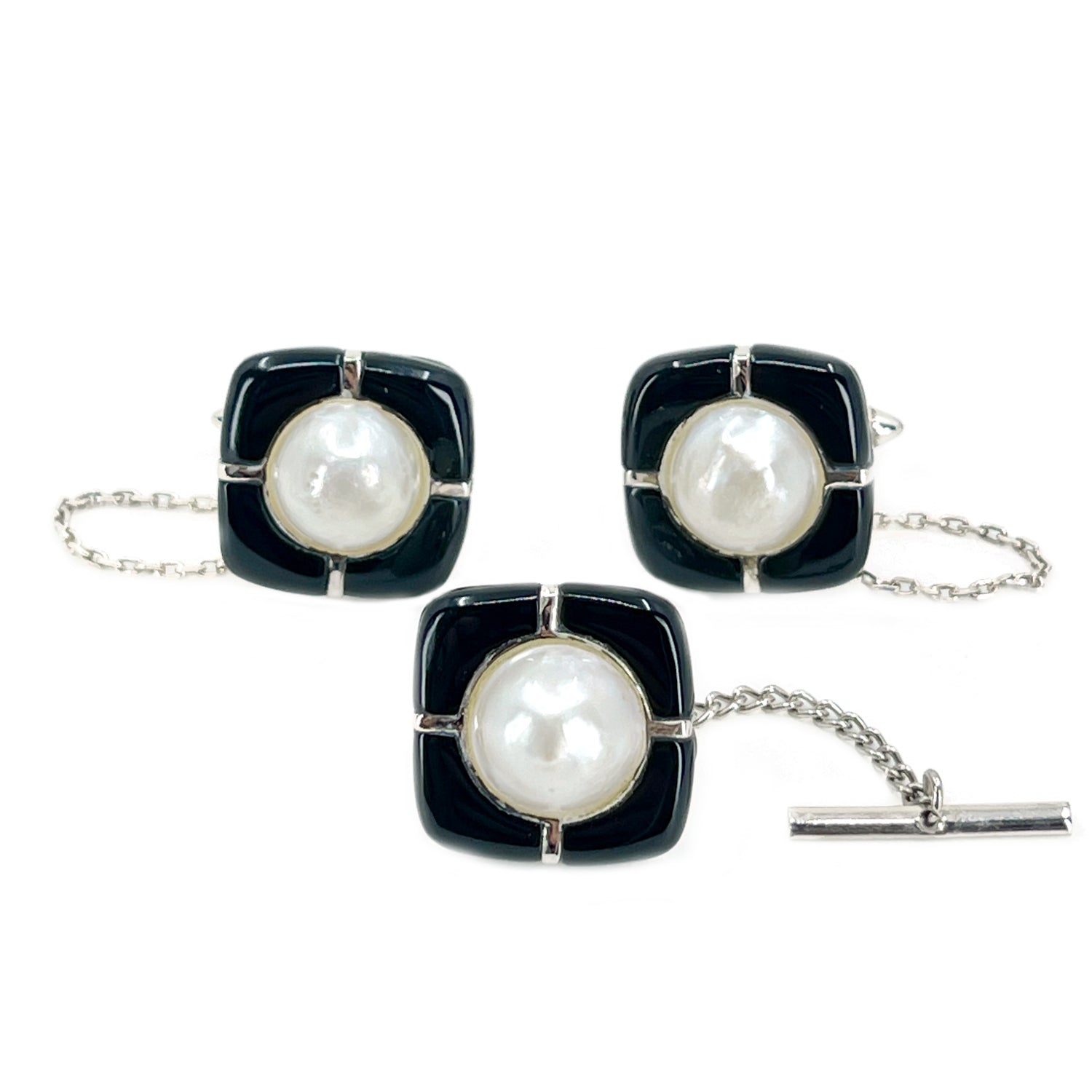Vintage Pearl Medallion Earrings – Admiral Row