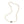Georgian Rough Diamond Japanese Saltwater Cultured Akoya Pearl Strand - 14K Yellow Gold Silver 16 Inch