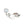Cadge Leaf Japanese Saltwater Blue Akoya Pearl Brooch- Sterling Silver